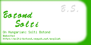 botond solti business card